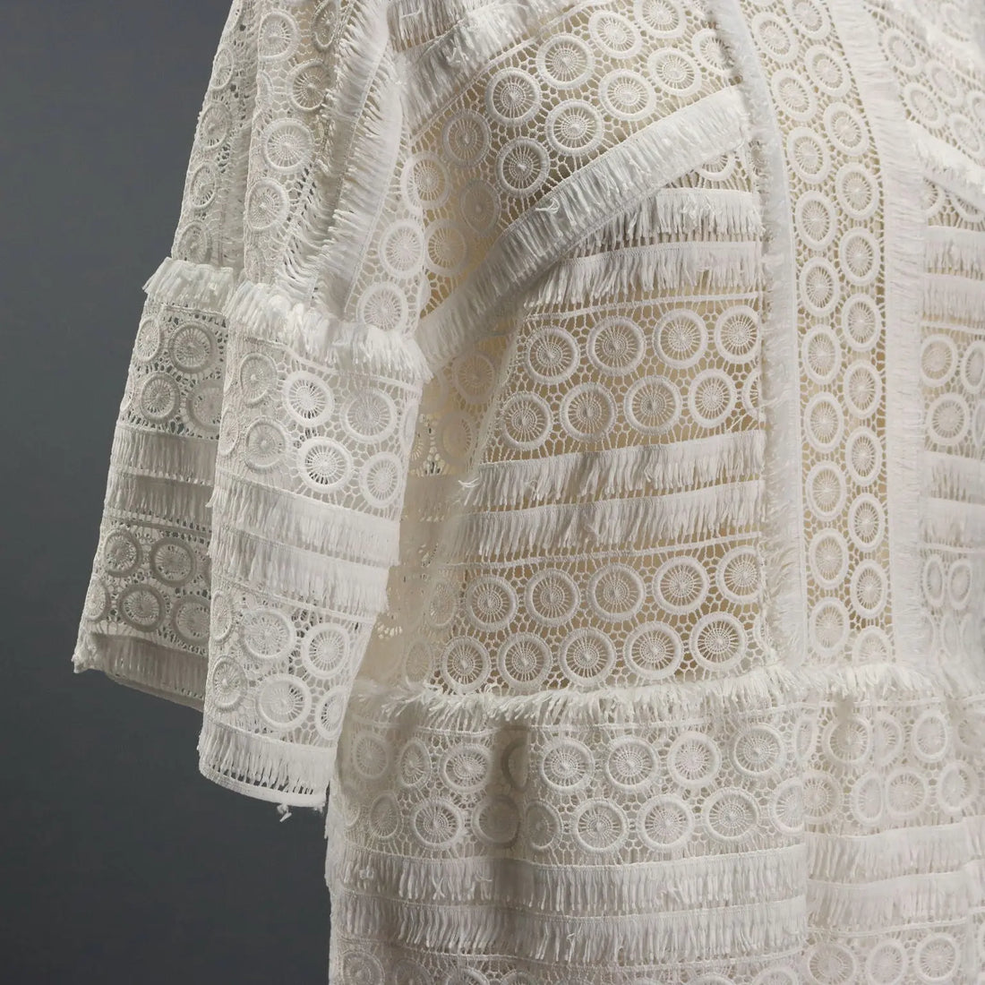 IRO Dress White Lace UK Size 10/12 Second Hand Italy