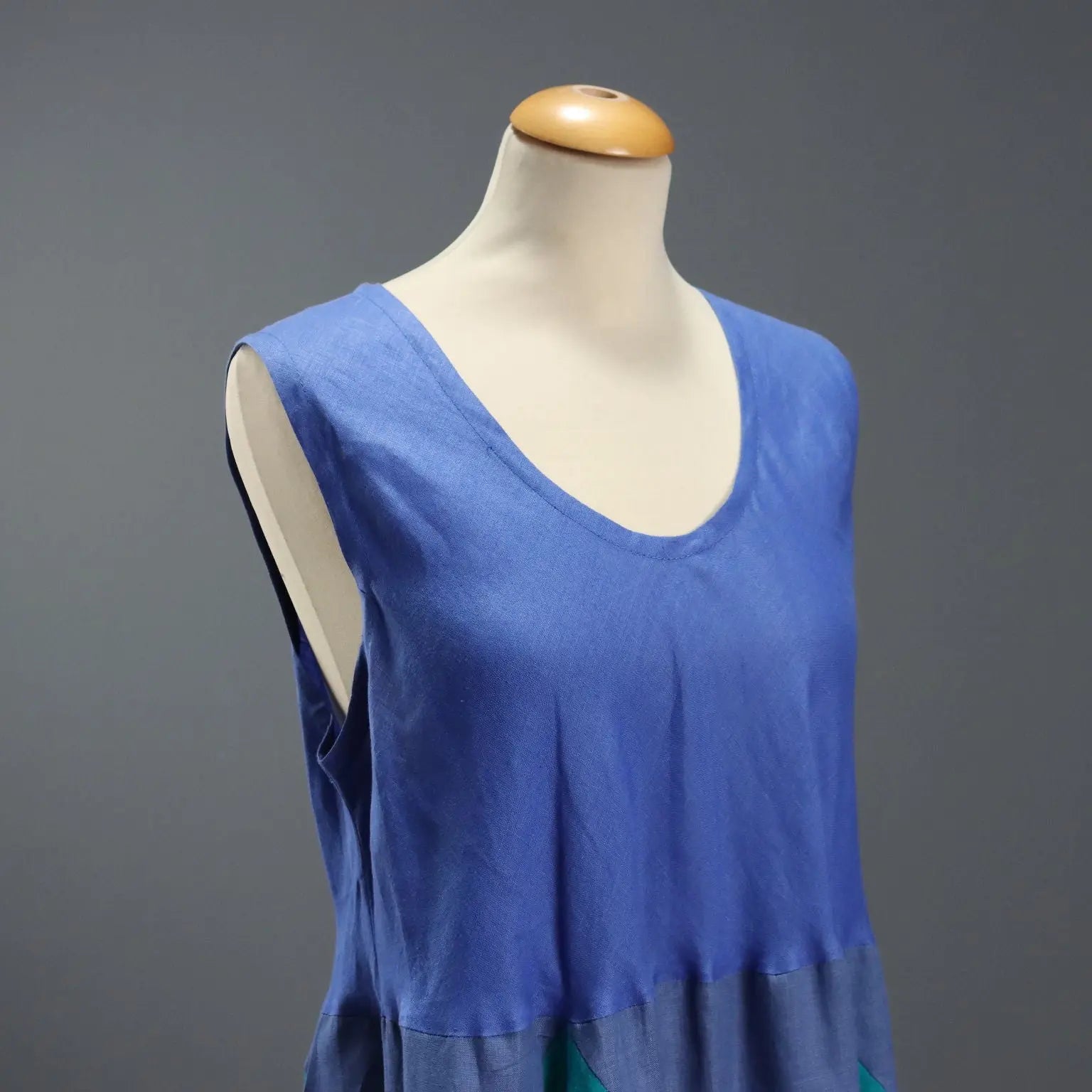 Olga de Luise Linen Dress UK Size 12/14 Second Hand Italy