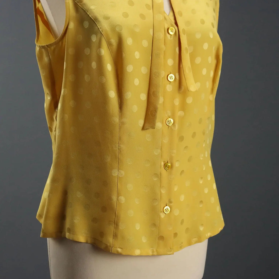 Escada Top Silk Ton sur Ton UK Size 12/14 Second Hand