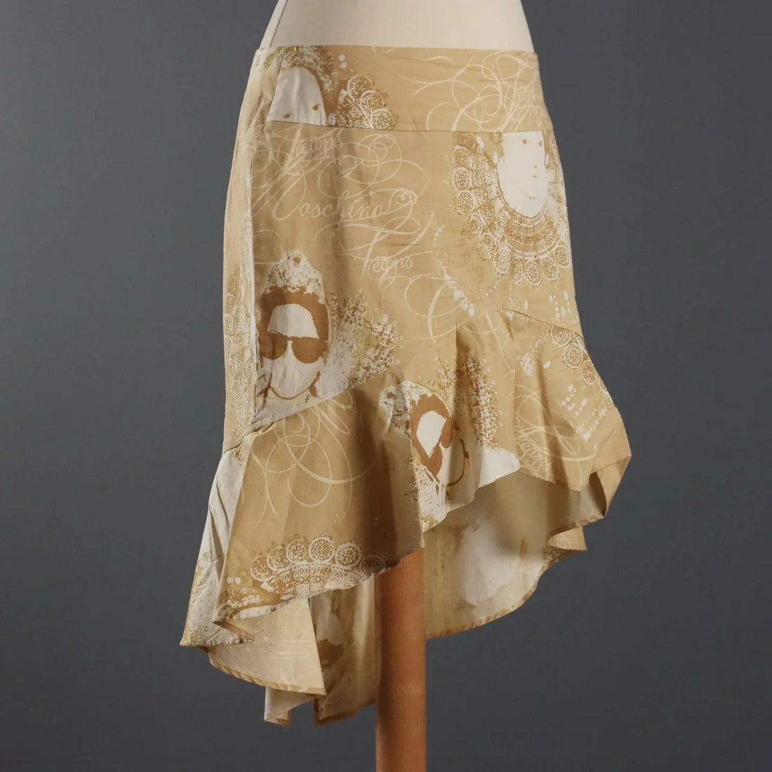 Moschino Jeans Skirt Elizabeth I Cotton Size 14 Second Hand
