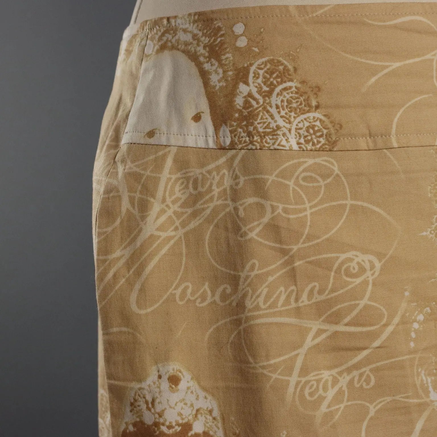 Moschino Jeans Skirt Elizabeth I Cotton Size 14 Second Hand