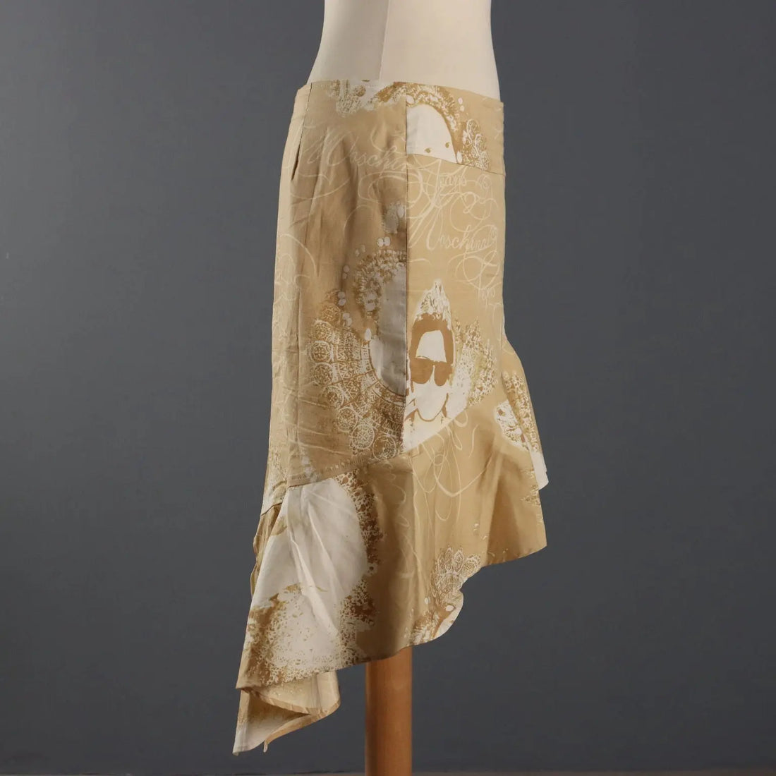 Moschino Jeans Skirt Elizabeth I Cotton Size 14 Second Hand