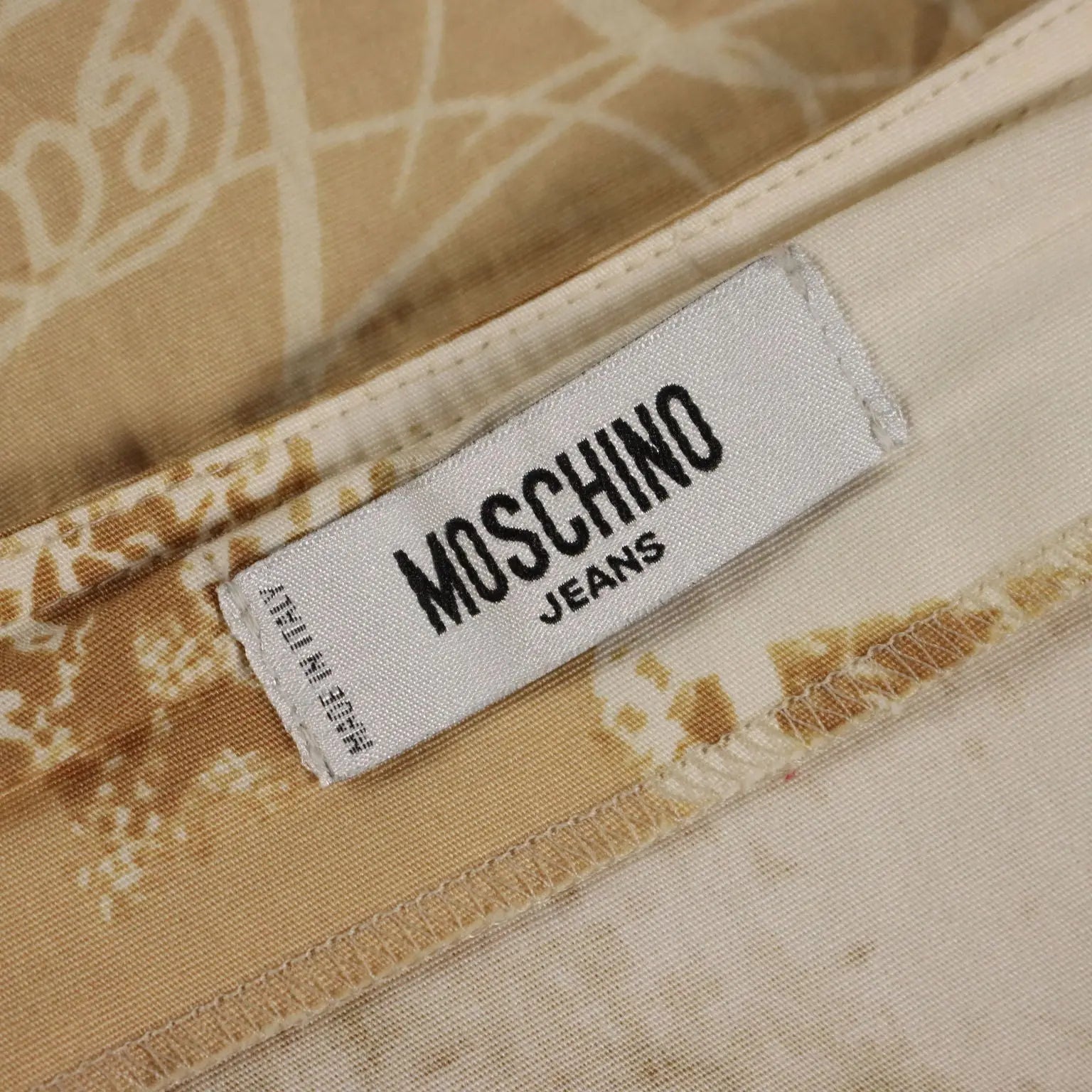 Moschino Jeans Skirt Elizabeth I Cotton Size 14 Second Hand
