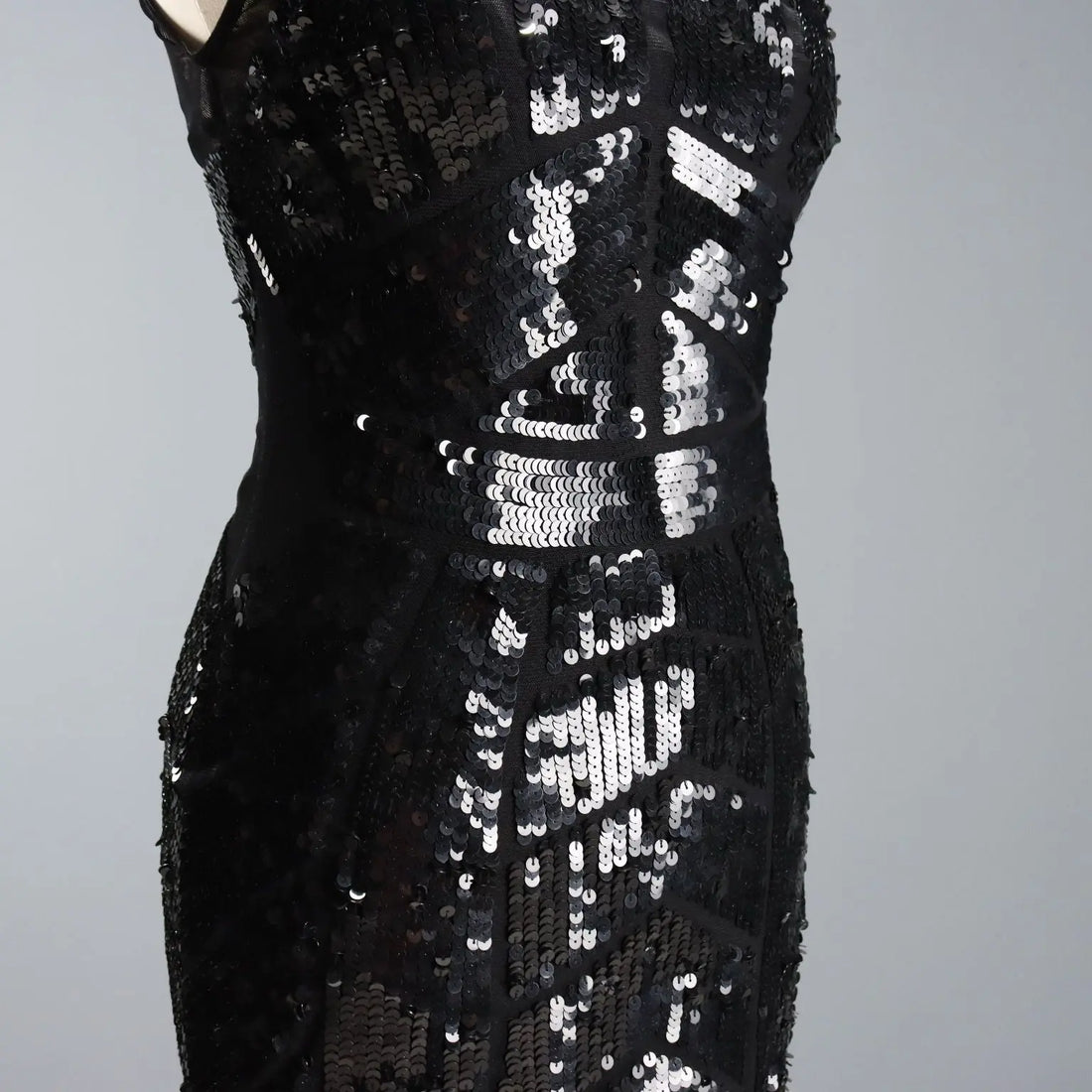 Liu Jo Sequin Dress Tulle Paillettes UK Size 14 Second Hand Italy