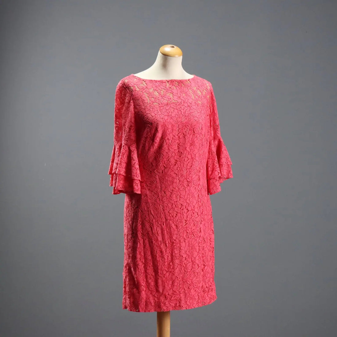 Lauren Ralph Lauren Lace Dress UK Size 12 Second Hand USA