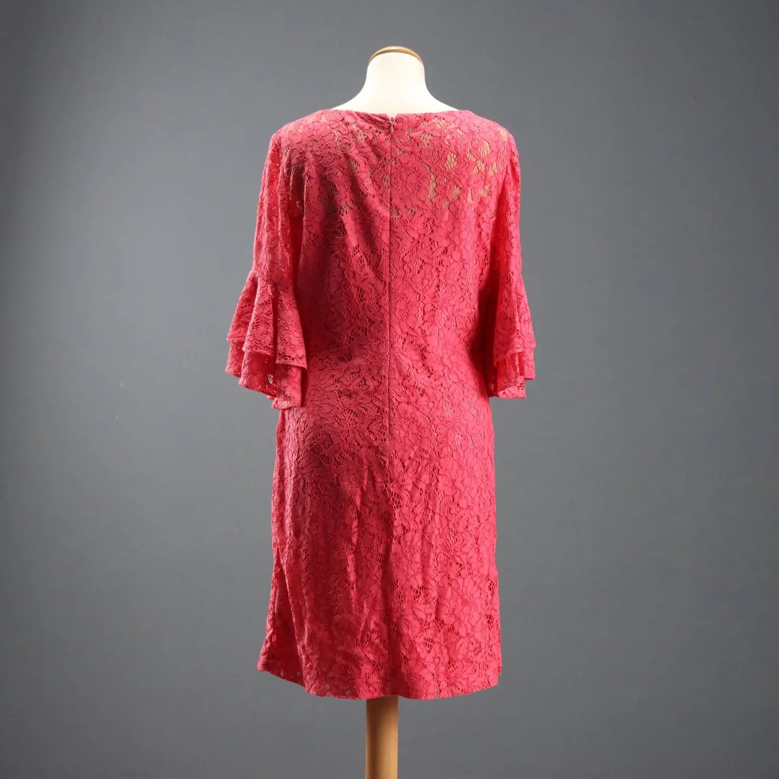Lauren Ralph Lauren Lace Dress UK Size 12 Second Hand USA