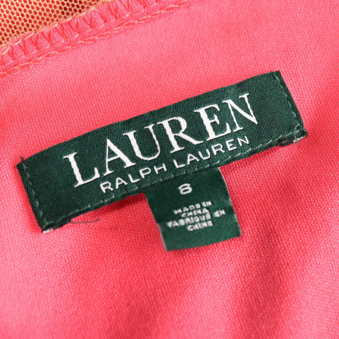 Lauren Ralph Lauren Lace Dress UK Size 12 Second Hand USA