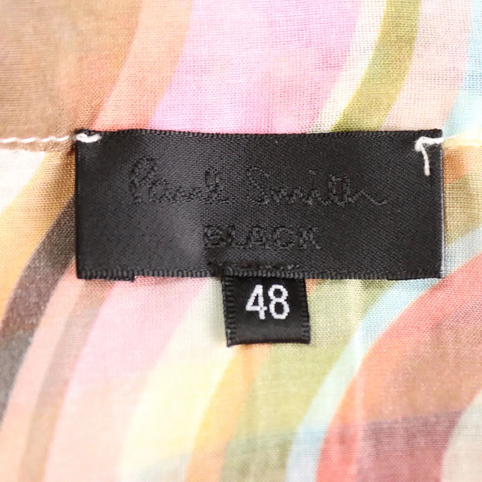 Paul Smith Top Mixed Silk Swirl UK Size 14/16 Second Hand England