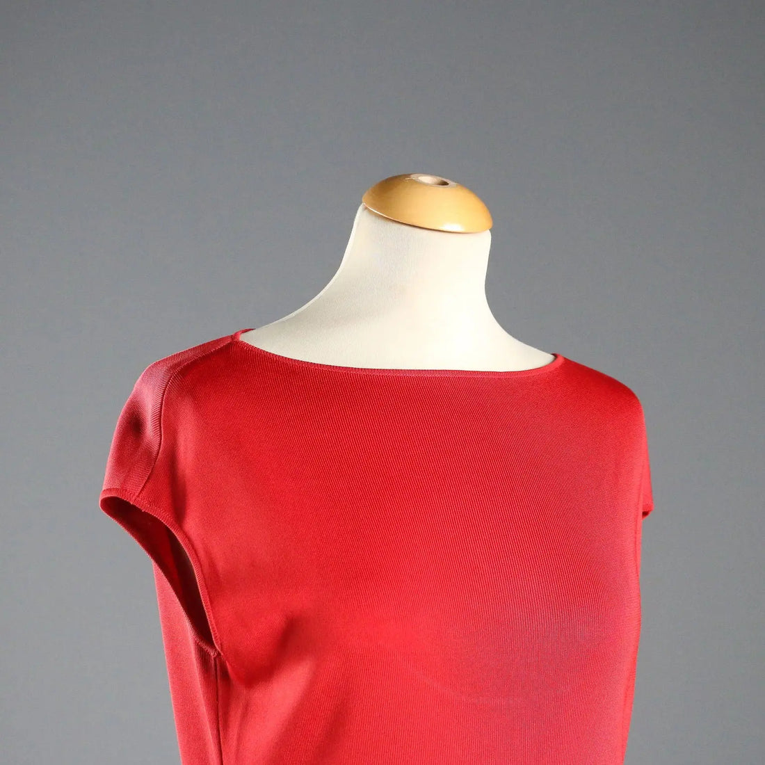 Ralph Lauren Red Sheath Dress with Metal Detail UK Size 14 