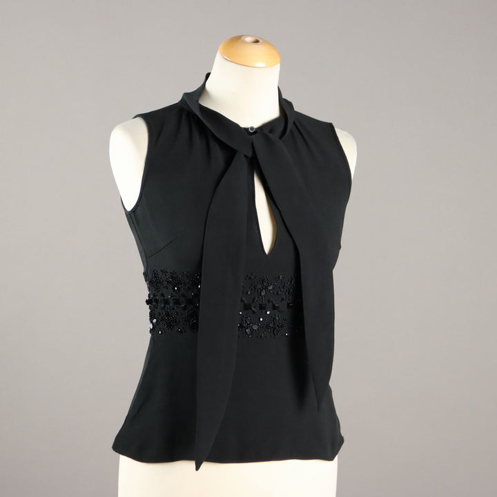 Red Valentino Top Second Hand Silk UK Size 12 Italy