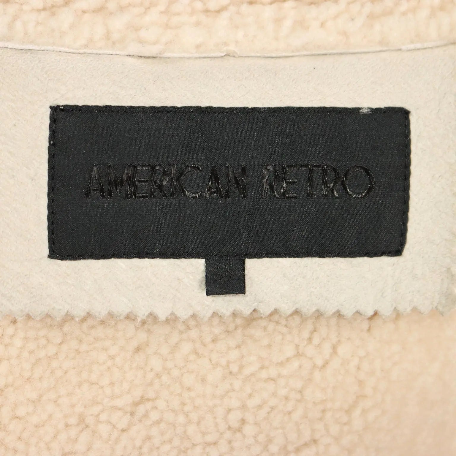 American Retrò Shearling Jacket Leather UK Size 10 Second Hand - UK Size 10 | Clothing & House Linens | Second hand