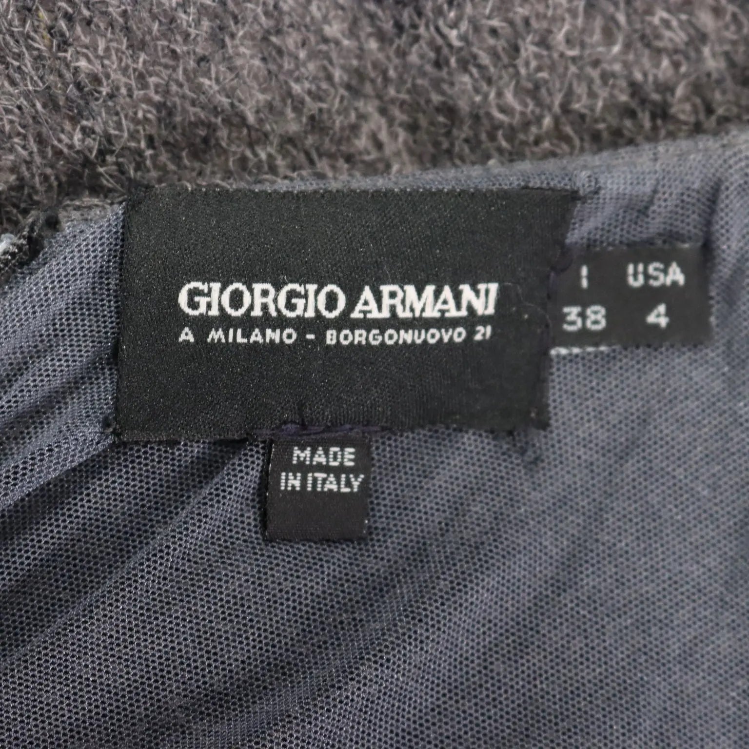 Giorgio Armani Mohair Midi Dress UK Size 8 Second Hand Italy - UK Size 8 | Clothing & House Linens | Second hand