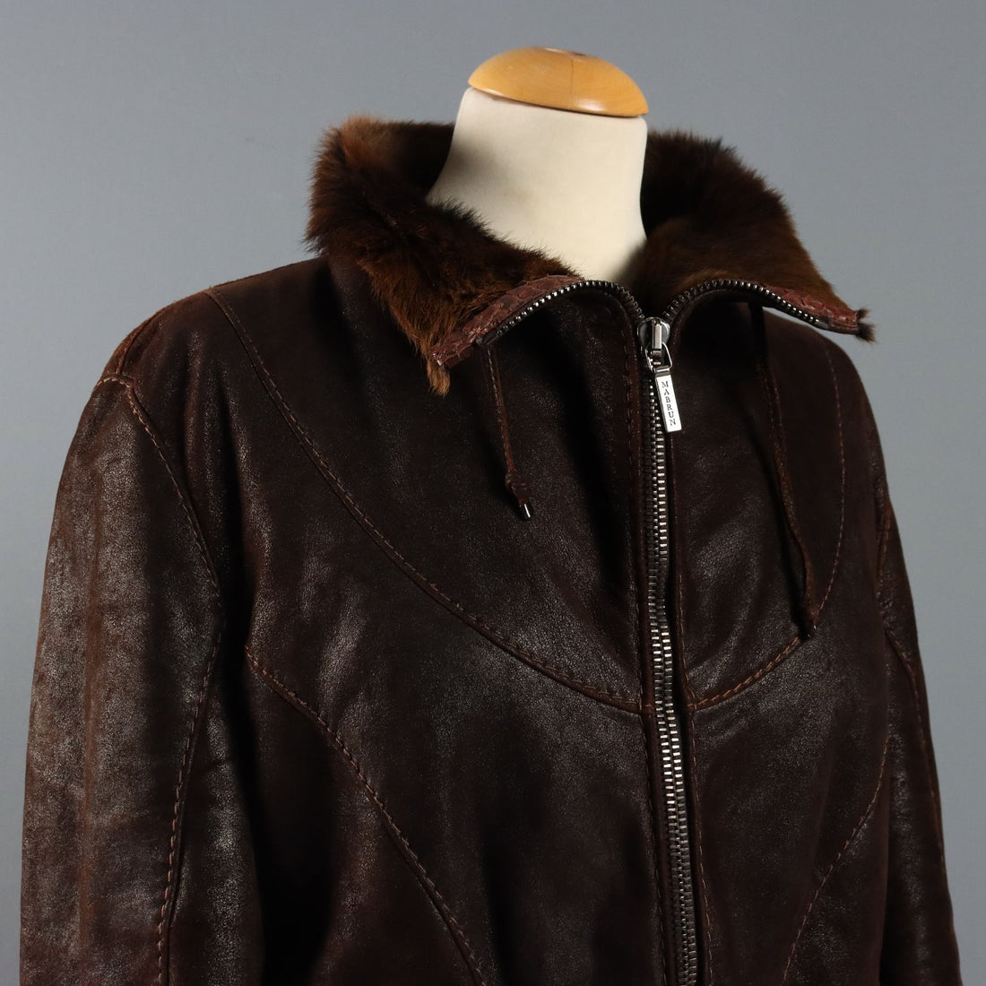 Mabrun Shearling Jacket UK Size 12/14 Italy Second Hand - UK Size 12/14 | Clothing & House Linens | Second hand
