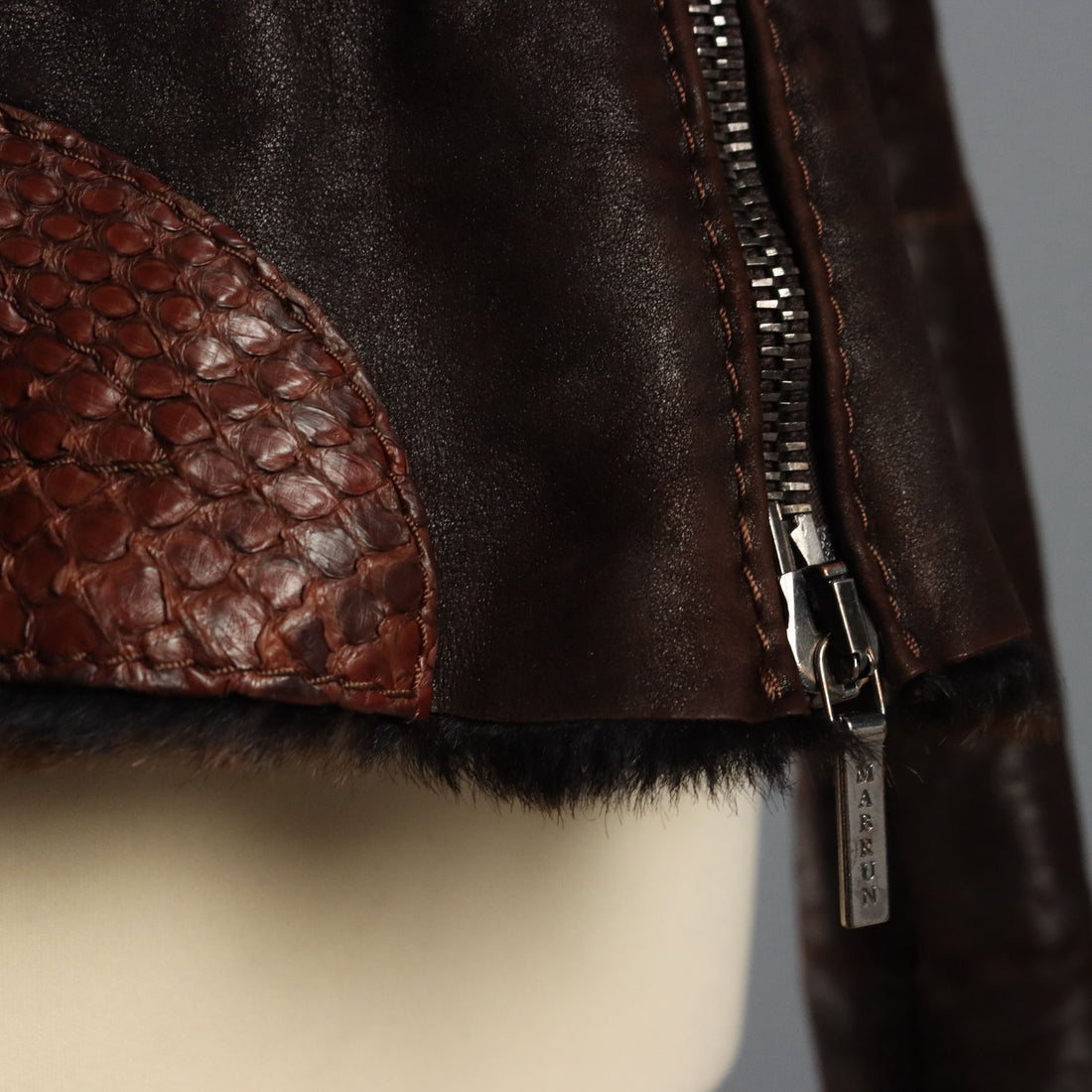 Mabrun Shearling Jacket UK Size 12/14 Italy Second Hand - UK Size 12/14 | Clothing & House Linens | Second hand