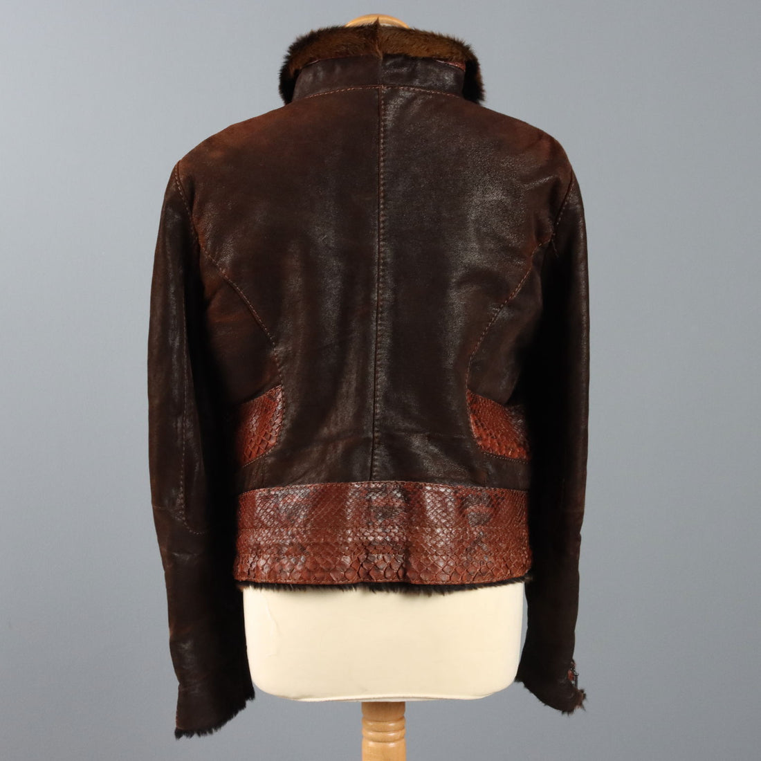 Mabrun Shearling Jacket UK Size 12/14 Italy Second Hand - UK Size 12/14 | Clothing & House Linens | Second hand