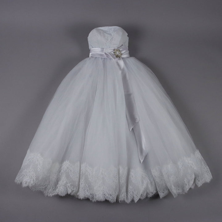 Second Hand InterTex Wedding Dress Size 14 Lace Bow - UK Size 14 | Clothing & House Linens  Second hand