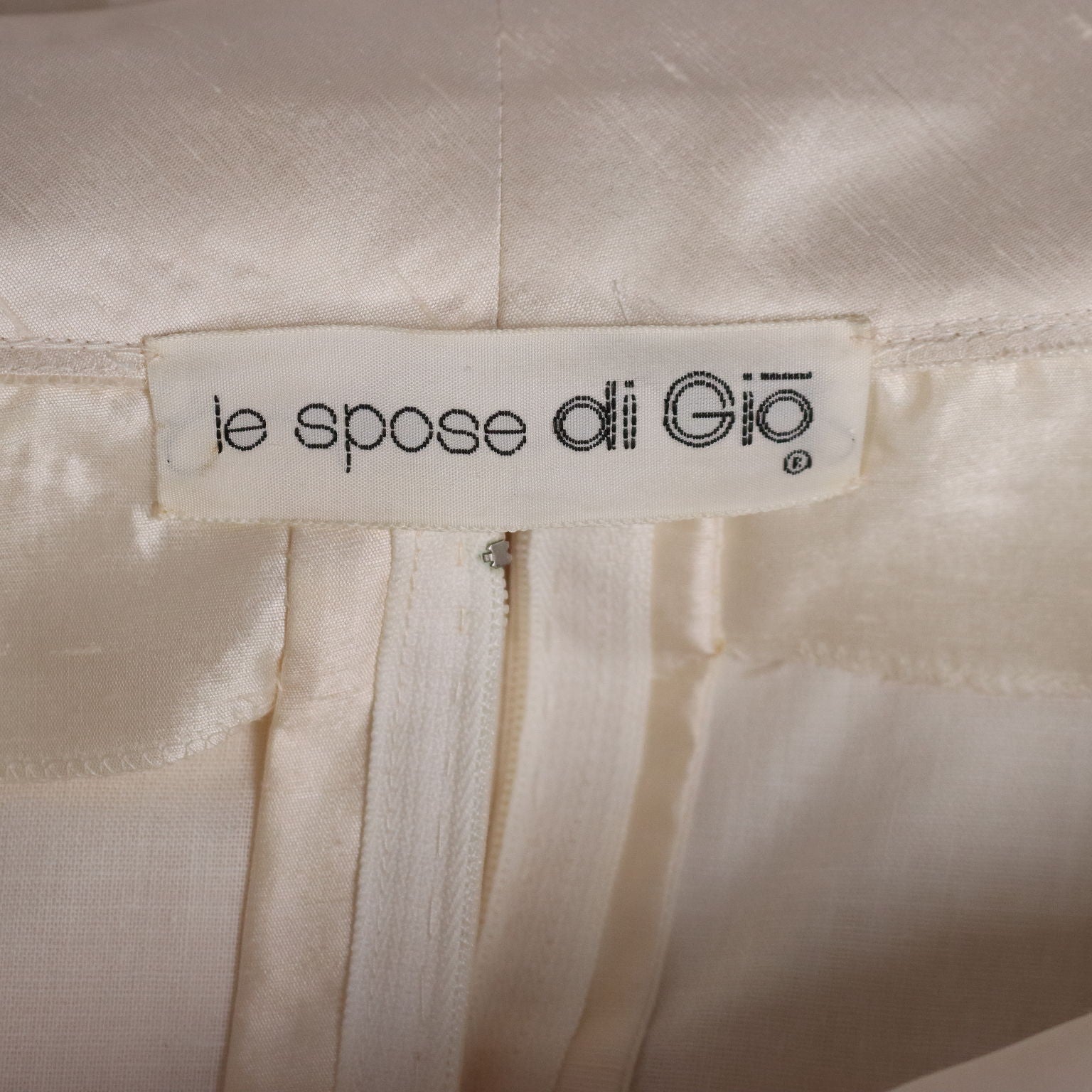 Second Hand Wedding Dress Le Spose di Gio Shantung Silk Italy | Clothing & House Linens  Second hand