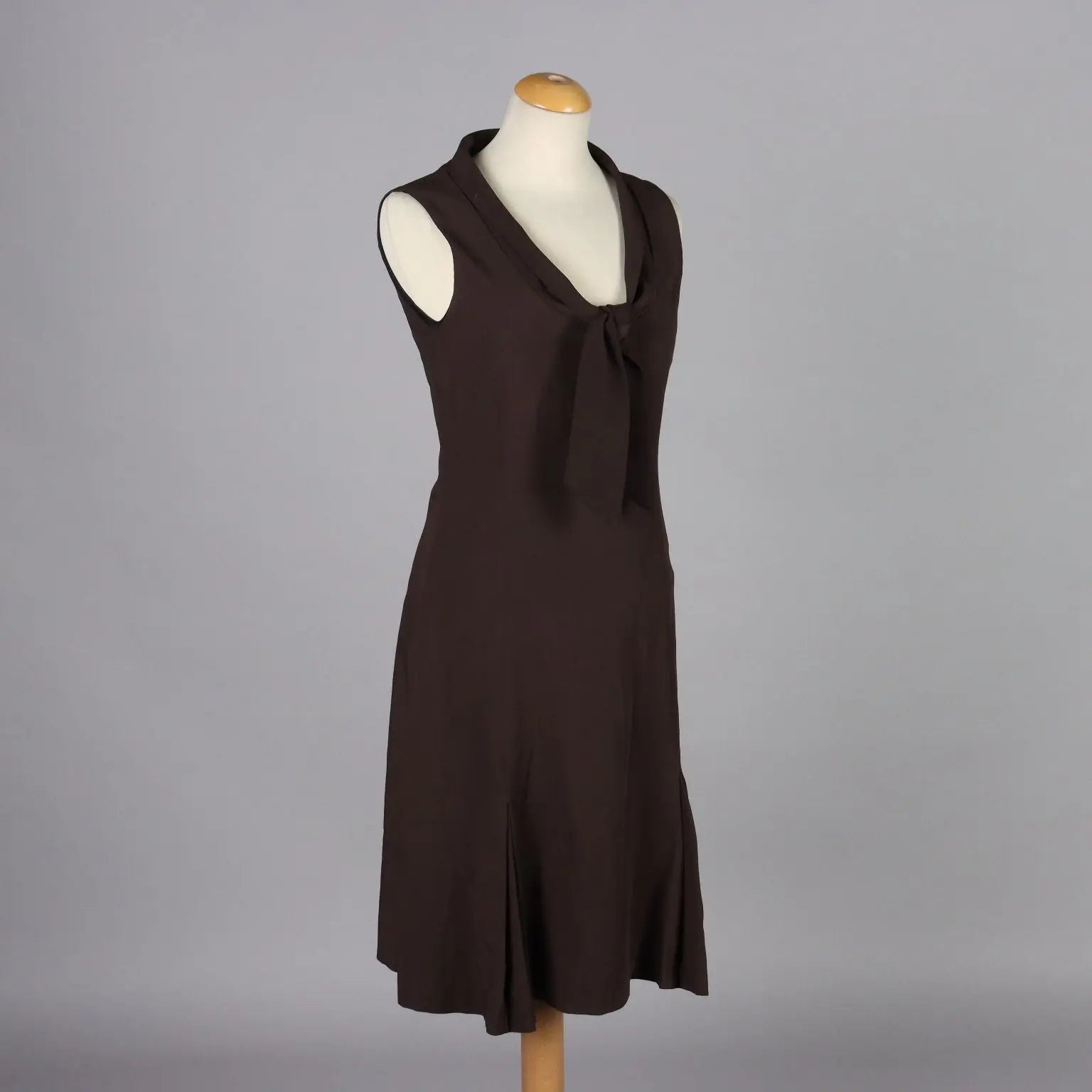 Second Hand Pinko Dress Brown Fabric UK Size 14 Italy - UK Size 14 | Clothing & House Linens | Second hand