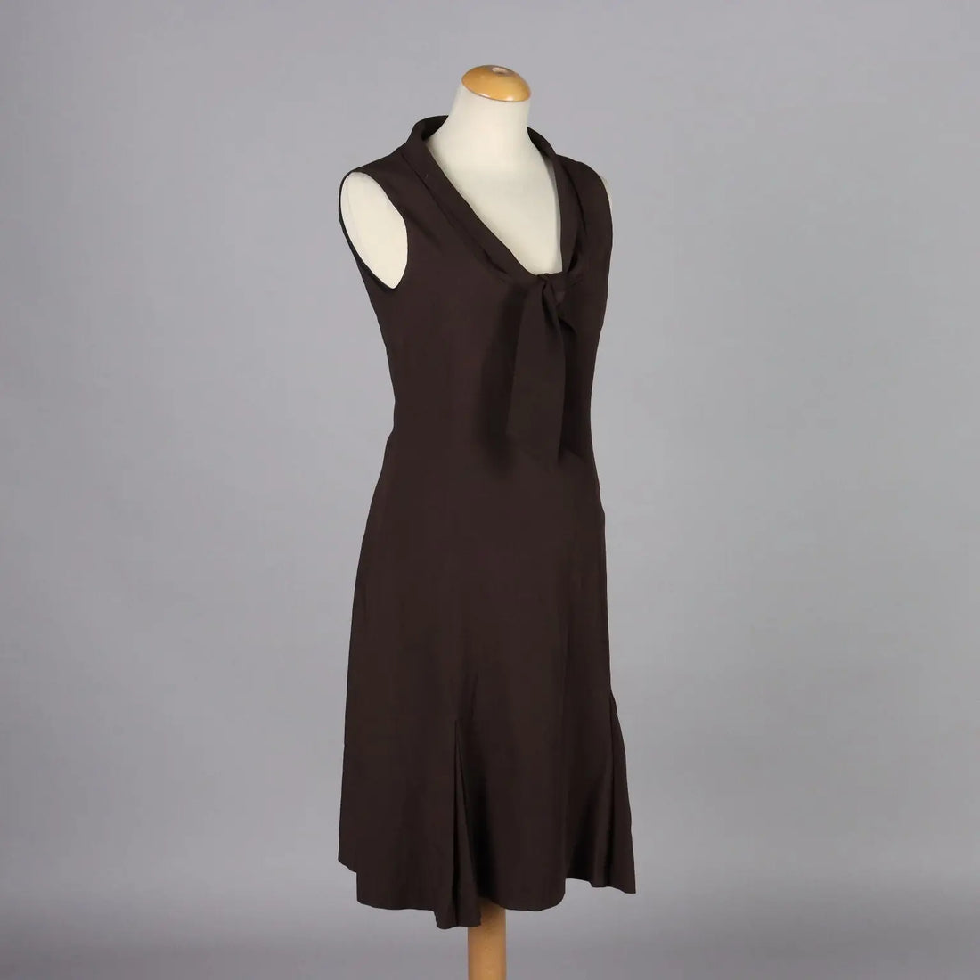 Second Hand Pinko Dress Brown Fabric UK Size 14 Italy - UK Size 14 | Clothing & House Linens | Second hand