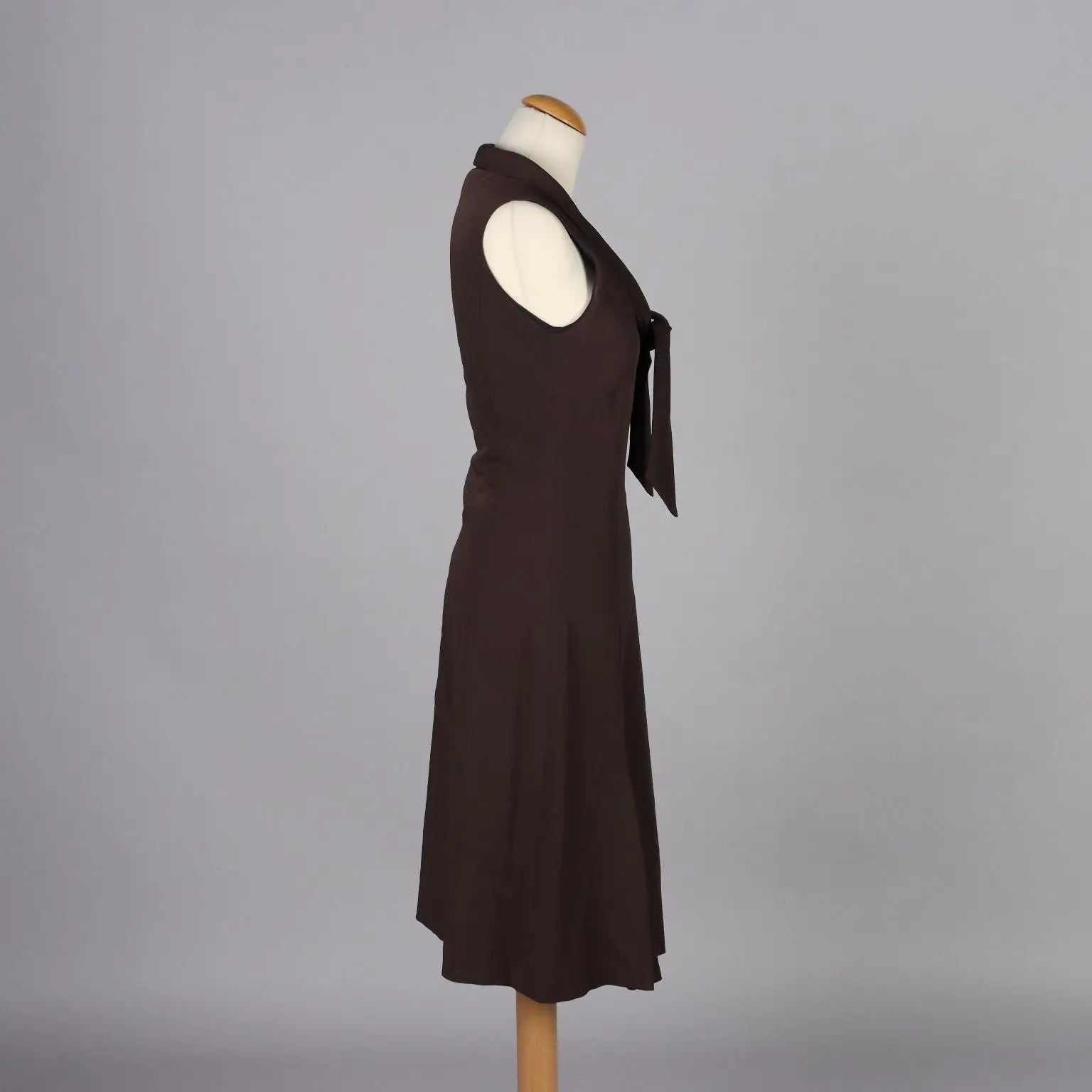 Second Hand Pinko Dress Brown Fabric UK Size 14 Italy - UK Size 14 | Clothing & House Linens | Second hand