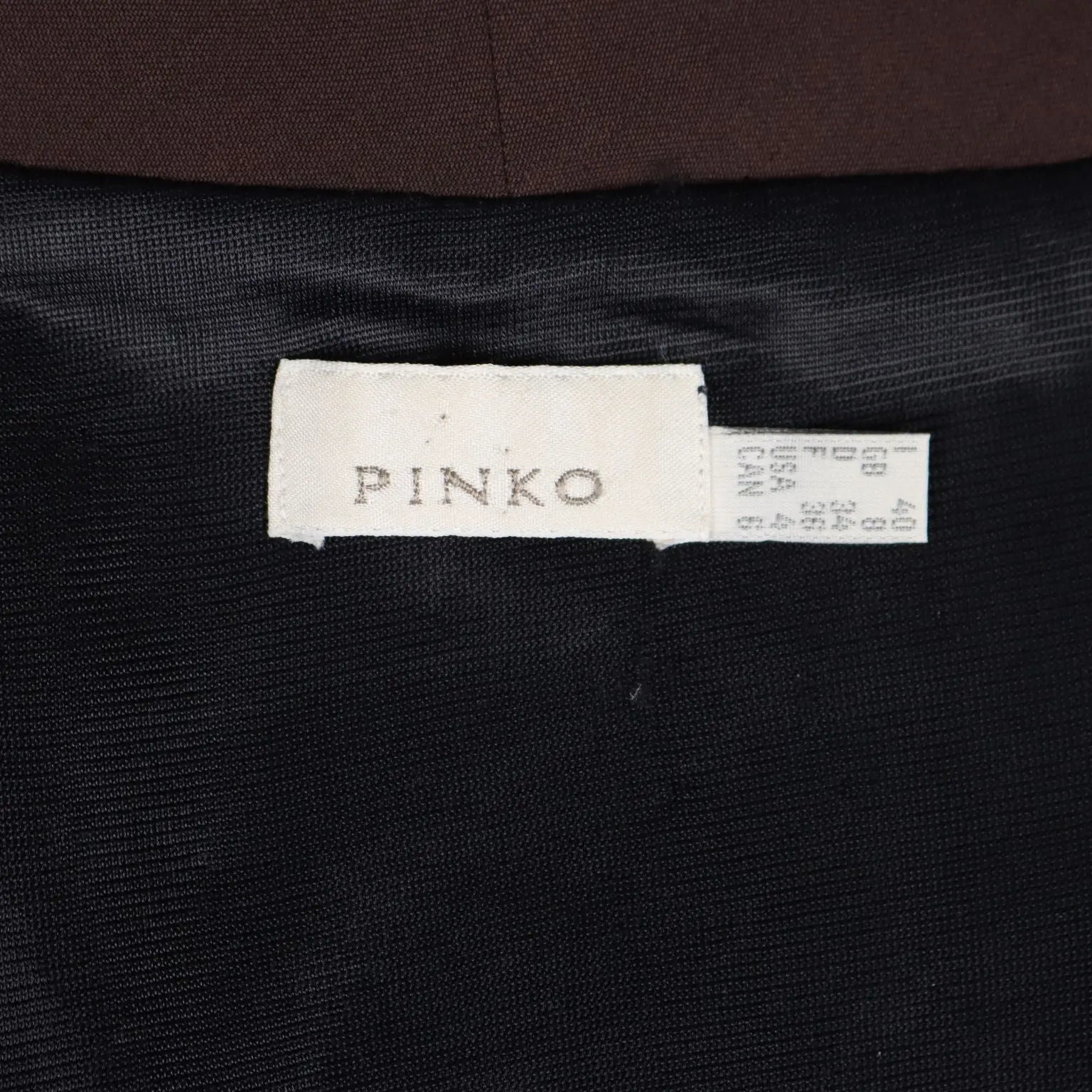 Second Hand Pinko Dress Brown Fabric UK Size 14 Italy - UK Size 14 | Clothing & House Linens | Second hand