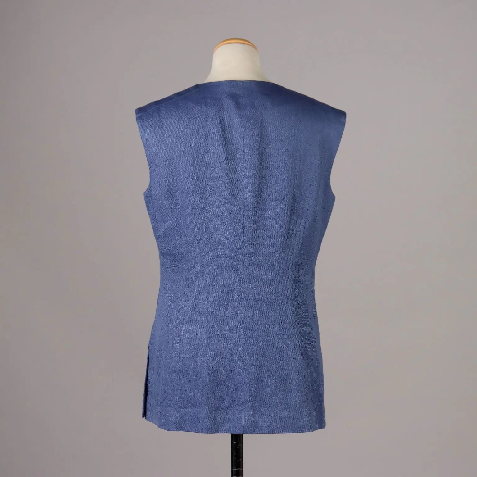 Second Hand Waistcoat by L. Spagnoli Linen UK Size 14 Italy - UK Size 14 | Clothing & House Linens | Second hand