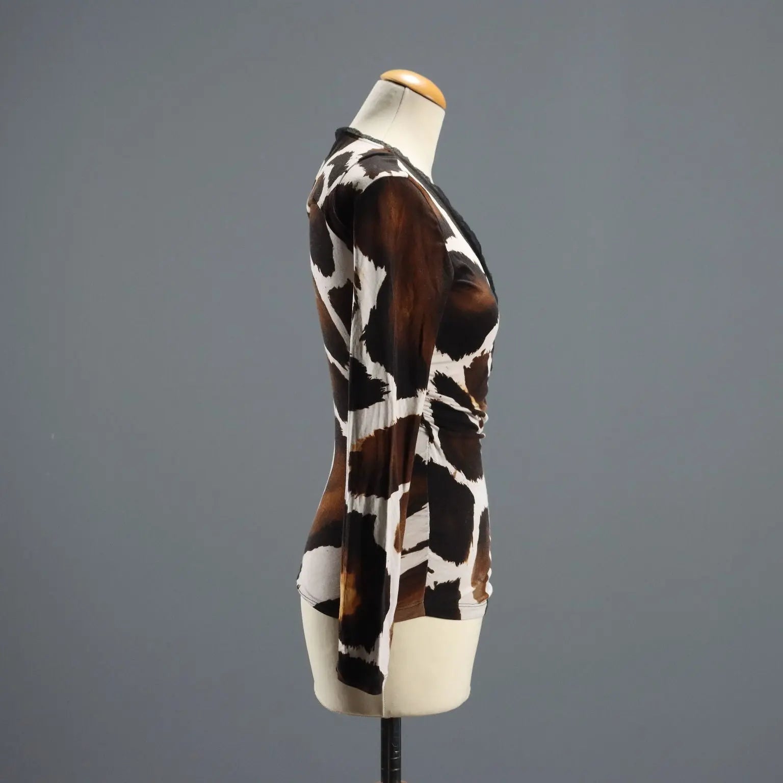 Roberto Cavalli Animal Print Sweater UK Size 14 Second Hand