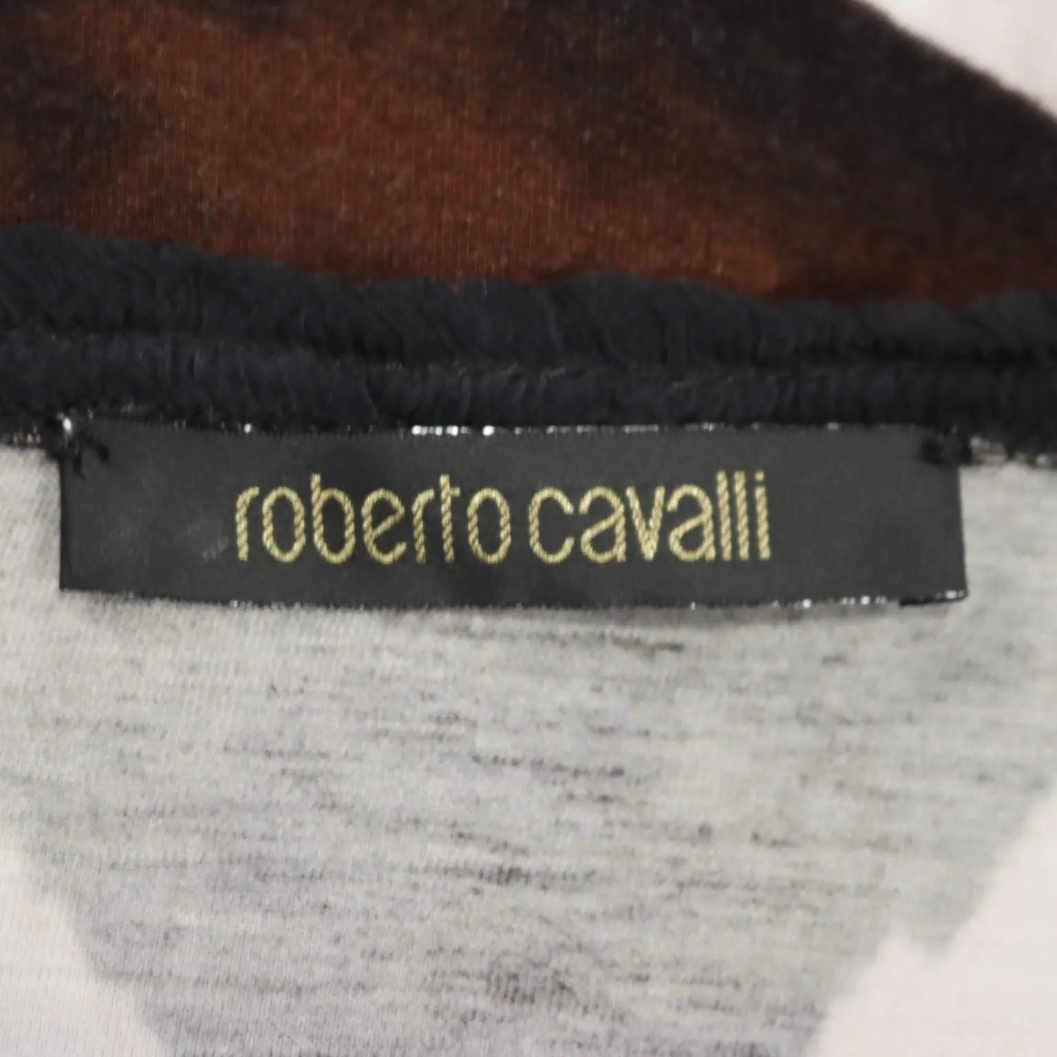 Roberto Cavalli Animal Print Sweater UK Size 14 Second Hand