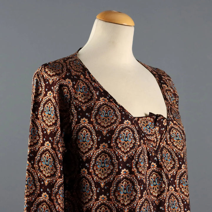 Mauro Grifoni Silk Caftan UK Size 14 Paisley Italy Second Hand - UK Size 14 | Clothing & House Linens | Second hand