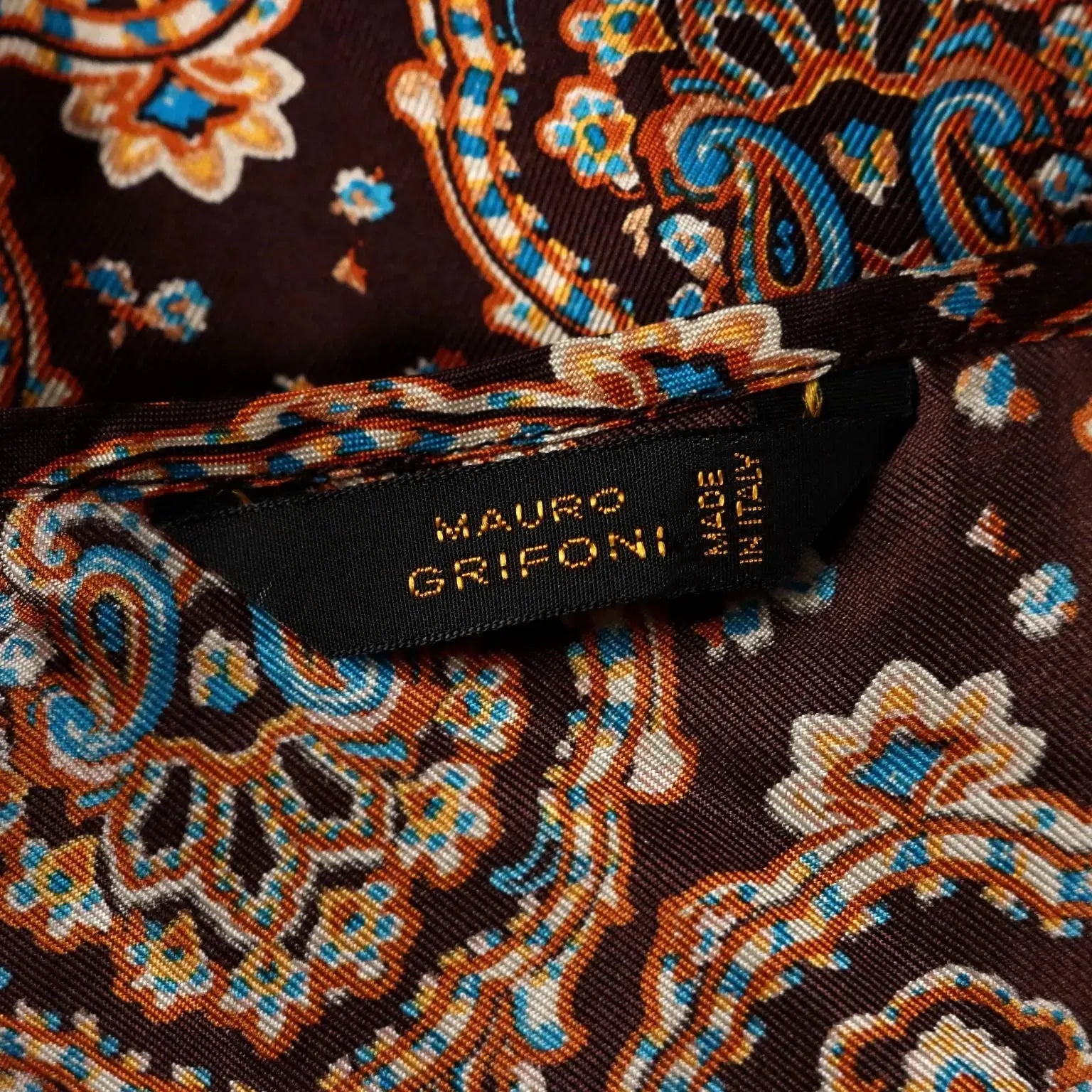 Mauro Grifoni Silk Caftan UK Size 14 Paisley Italy Second Hand - UK Size 14 | Clothing & House Linens | Second hand