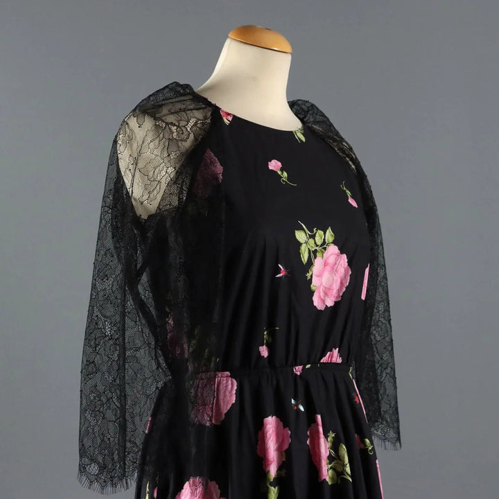 Giambattista Valli Floral Dress Cotton UK Size 10 Second Hand