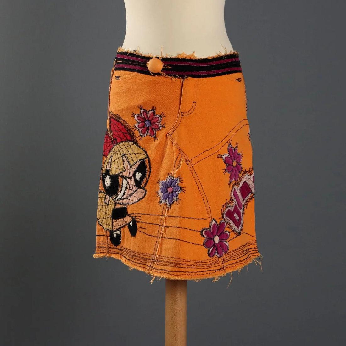 Tim Camino Skirt Orange Denim UK Size 12 Second Hand Italy - UK Size 12 | Clothing & House Linens | Second hand