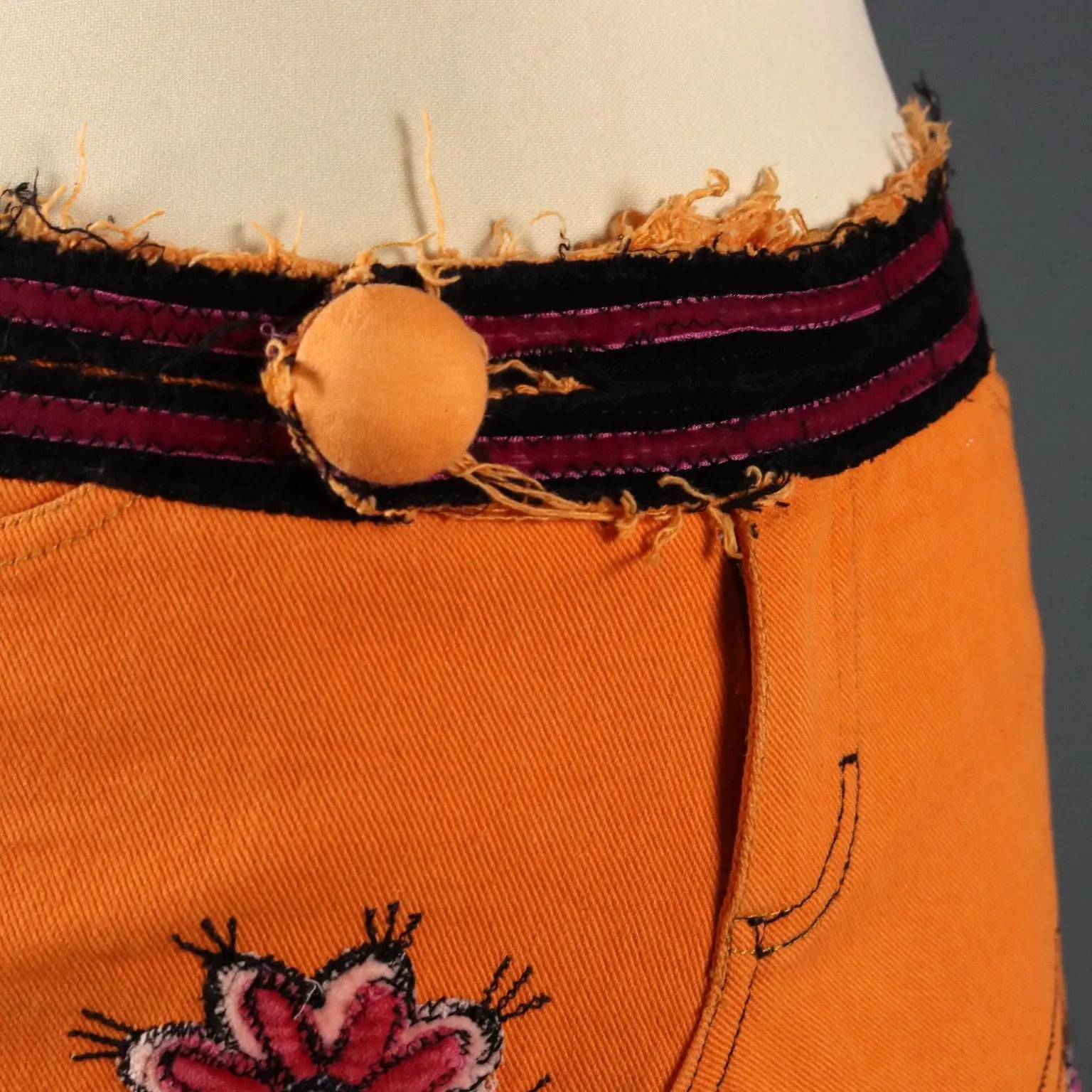 Tim Camino Skirt Orange Denim UK Size 12 Second Hand Italy - UK Size 12 | Clothing & House Linens | Second hand