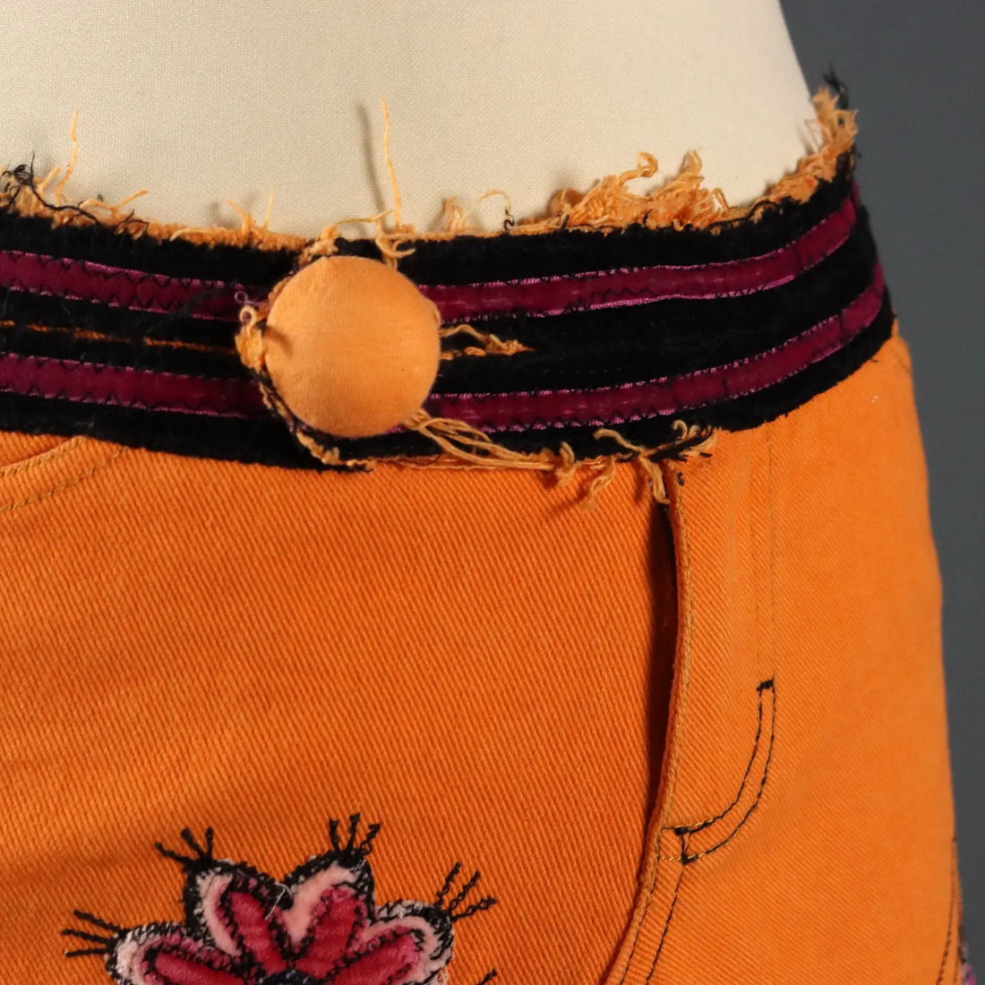 Tim Camino Skirt Orange Denim UK Size 12 Second Hand Italy - UK Size 12 | Clothing & House Linens | Second hand