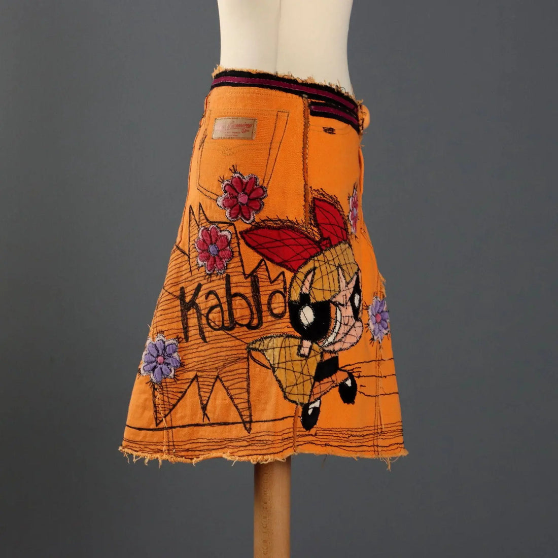 Tim Camino Skirt Orange Denim UK Size 12 Second Hand Italy - UK Size 12 | Clothing & House Linens | Second hand
