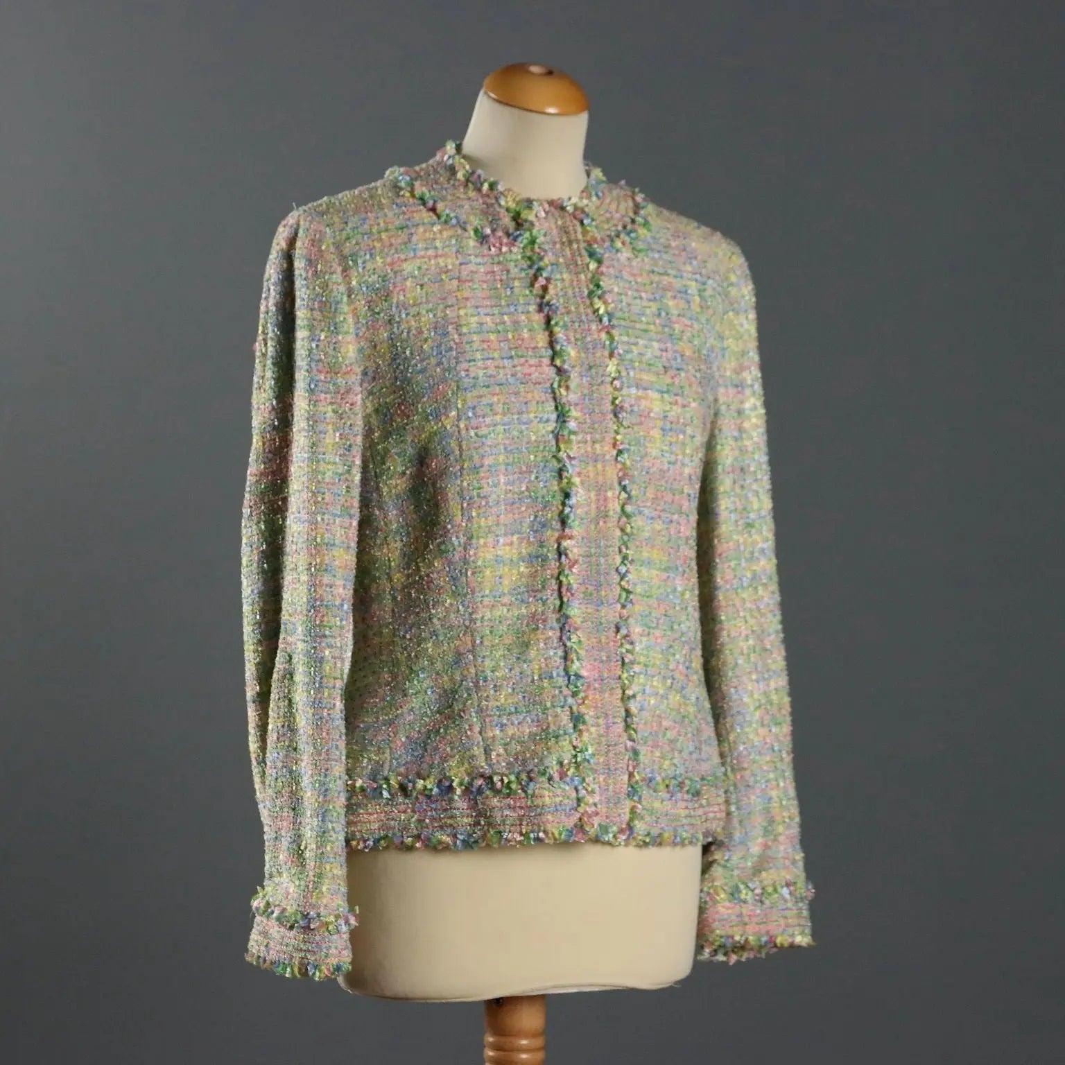 Escada Pastel Tweed Jacket UK Size 12/14 Second Hand Germany - UK Size 12/14 | Clothing & House Linens | Second hand