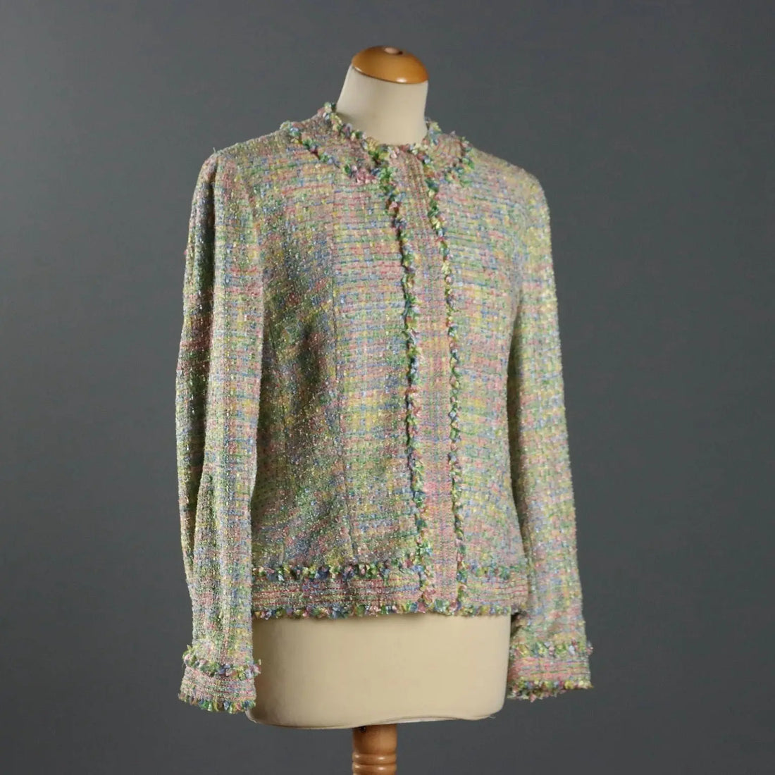 Escada Pastel Tweed Jacket UK Size 12/14 Second Hand Germany - UK Size 12/14 | Clothing & House Linens | Second hand