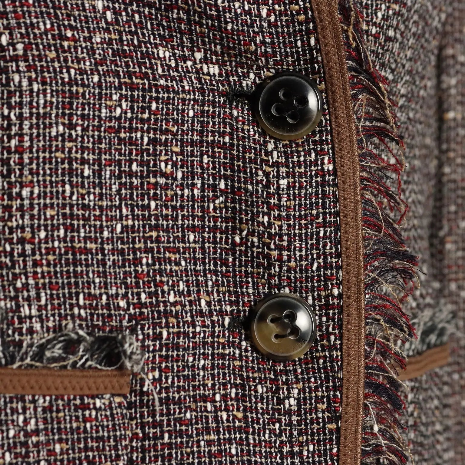 Escada Linen Blend Tweed Jacket UK Size 12/14 Germany Second Hand - UK Size 12/14 | Clothing & House Linens | Second hand