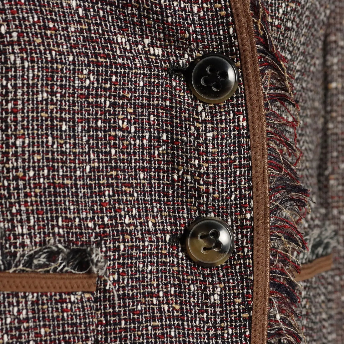 Escada Linen Blend Tweed Jacket UK Size 12/14 Germany Second Hand - UK Size 12/14 | Clothing & House Linens | Second hand