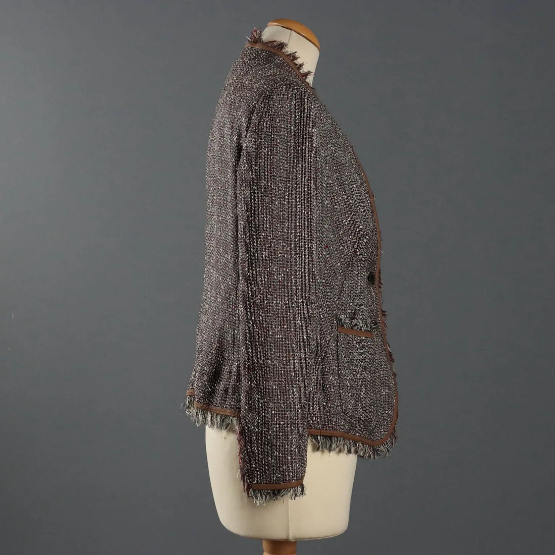 Escada Linen Blend Tweed Jacket UK Size 12/14 Germany Second Hand - UK Size 12/14 | Clothing & House Linens | Second hand
