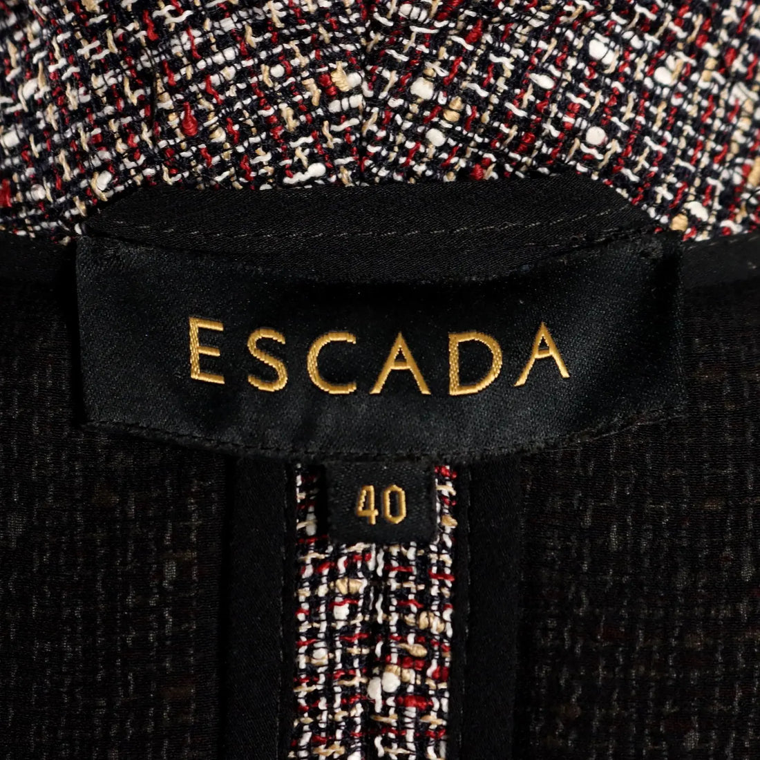 Escada Linen Blend Tweed Jacket UK Size 12/14 Germany Second Hand - UK Size 12/14 | Clothing & House Linens | Second hand