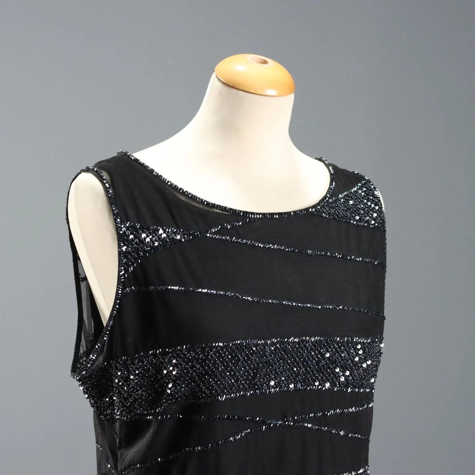 Escada Top with Beads and Sequins UK Size 14 Second Hand