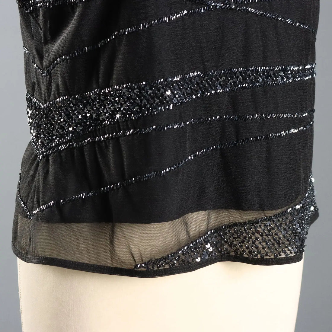 Escada Top with Beads and Sequins UK Size 14 Second Hand
