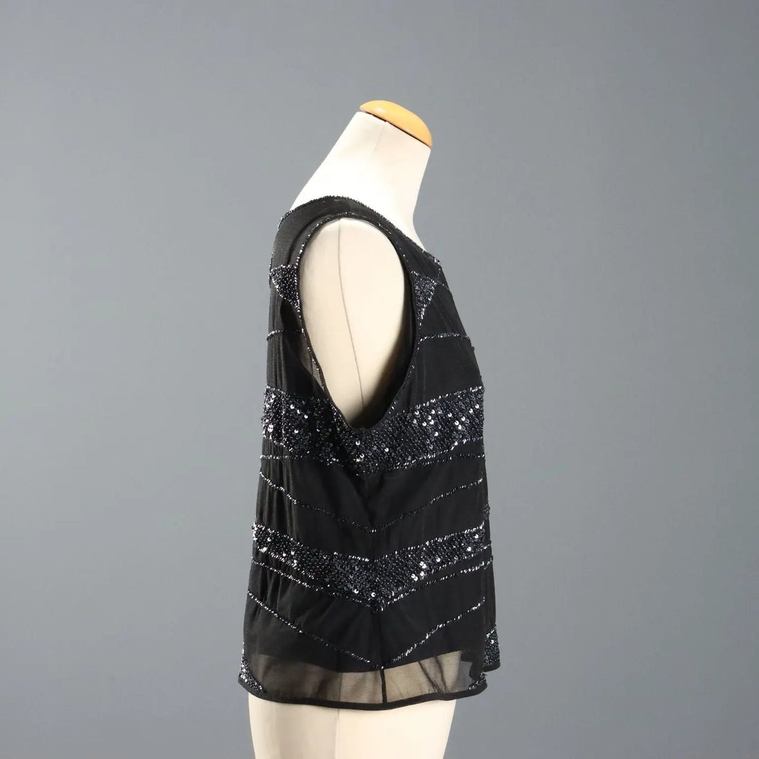 Escada Top with Beads and Sequins UK Size 14 Second Hand