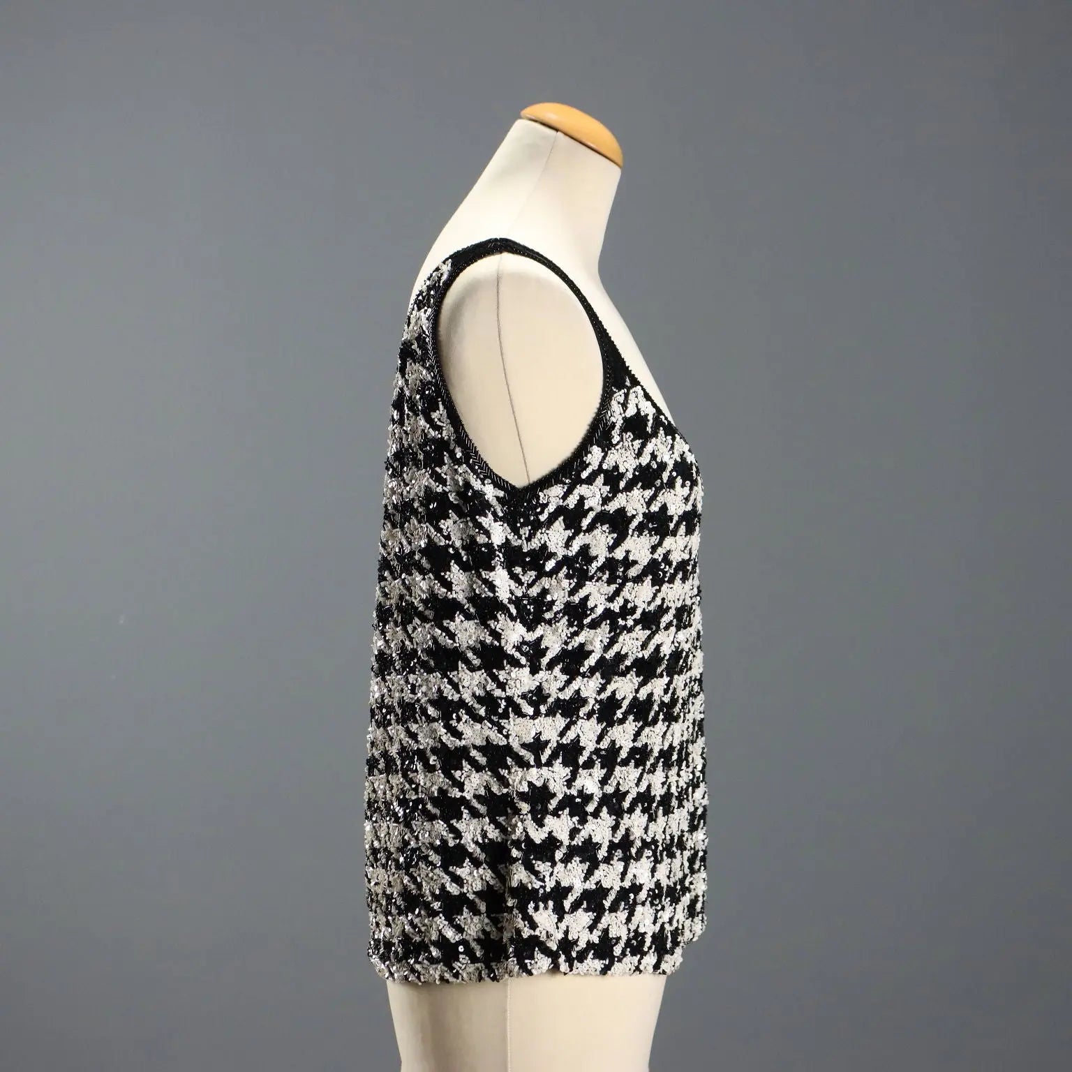 Escada Top Pied de Poule UK Size 14 Second Hand Germany