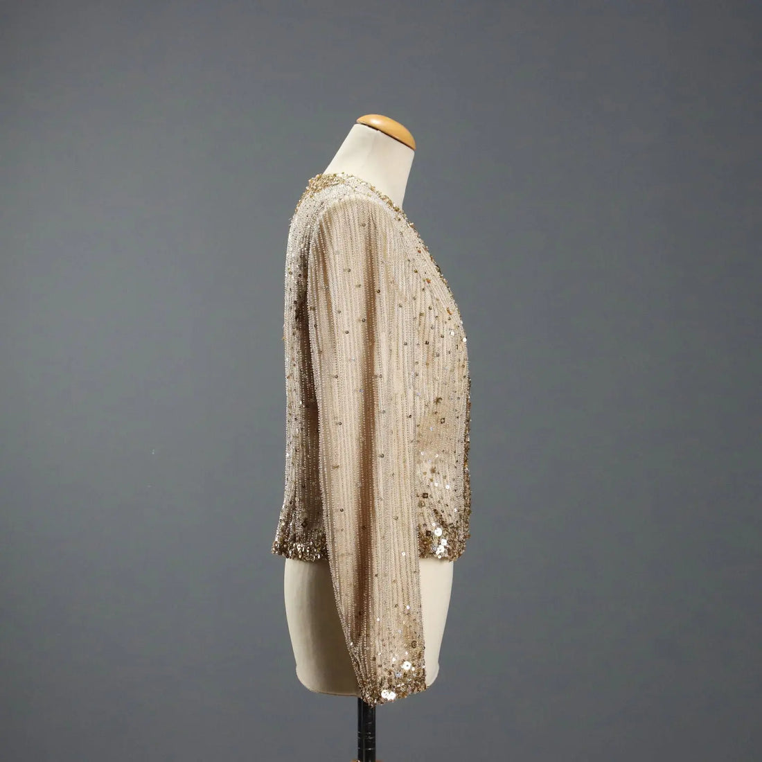 Escada Gold Sequin Jacket Polyester UK Size 12/14 Second Hand - UK Size 12/14 | Clothing & House Linens | Second hand