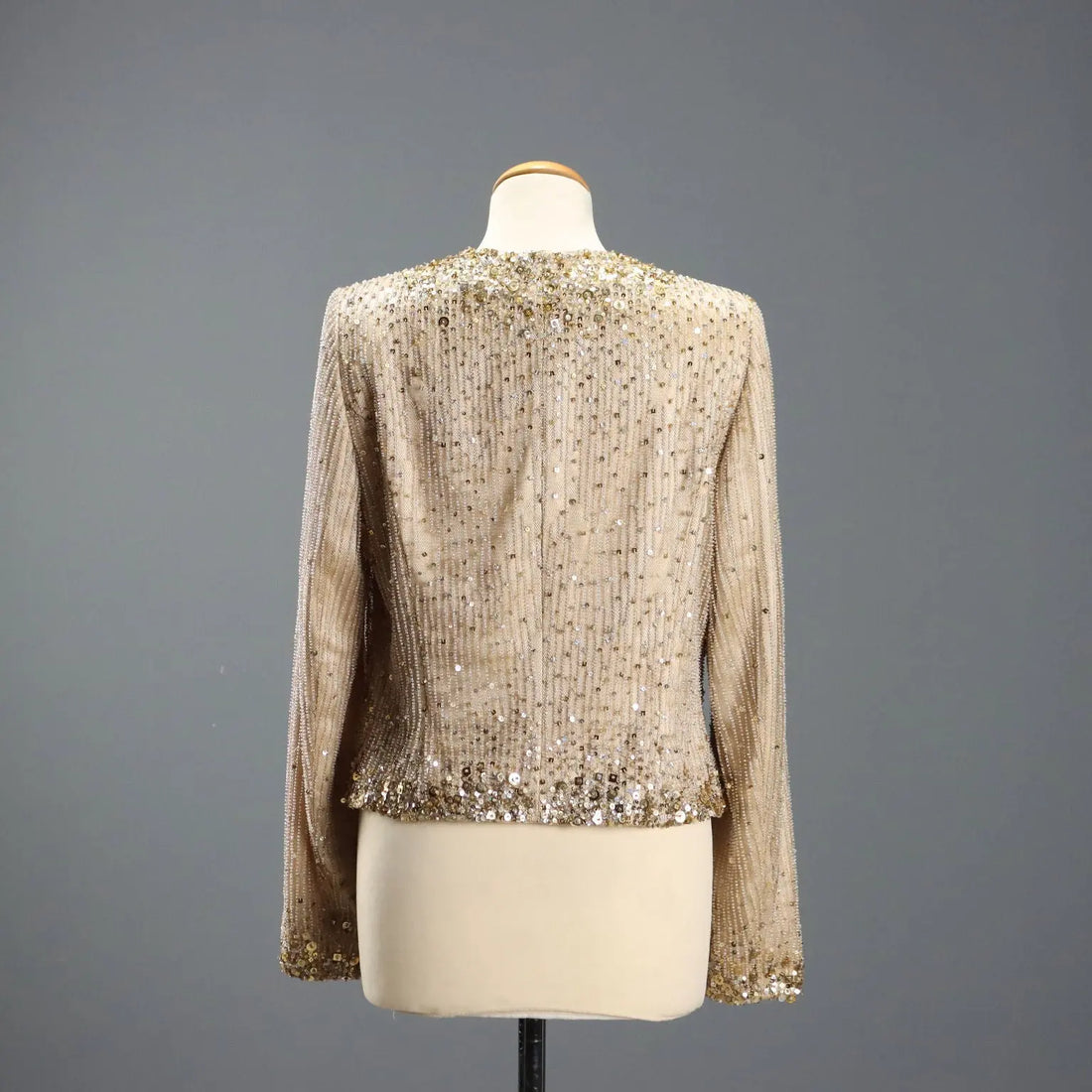 Escada Gold Sequin Jacket Polyester UK Size 12/14 Second Hand - UK Size 12/14 | Clothing & House Linens | Second hand