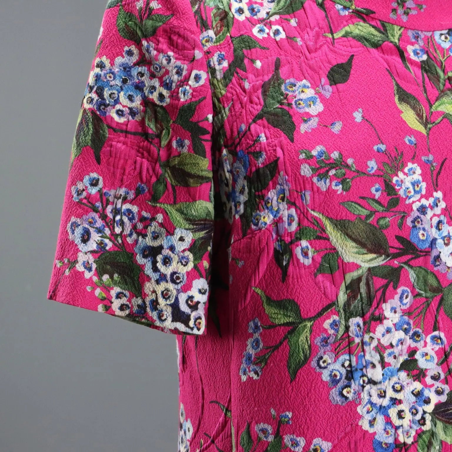 Escada Floral Dress Brocade Fabric Flower Pattern UK Size 12/14 - UK Size 12/14 | Clothing & House Linens | Second hand
