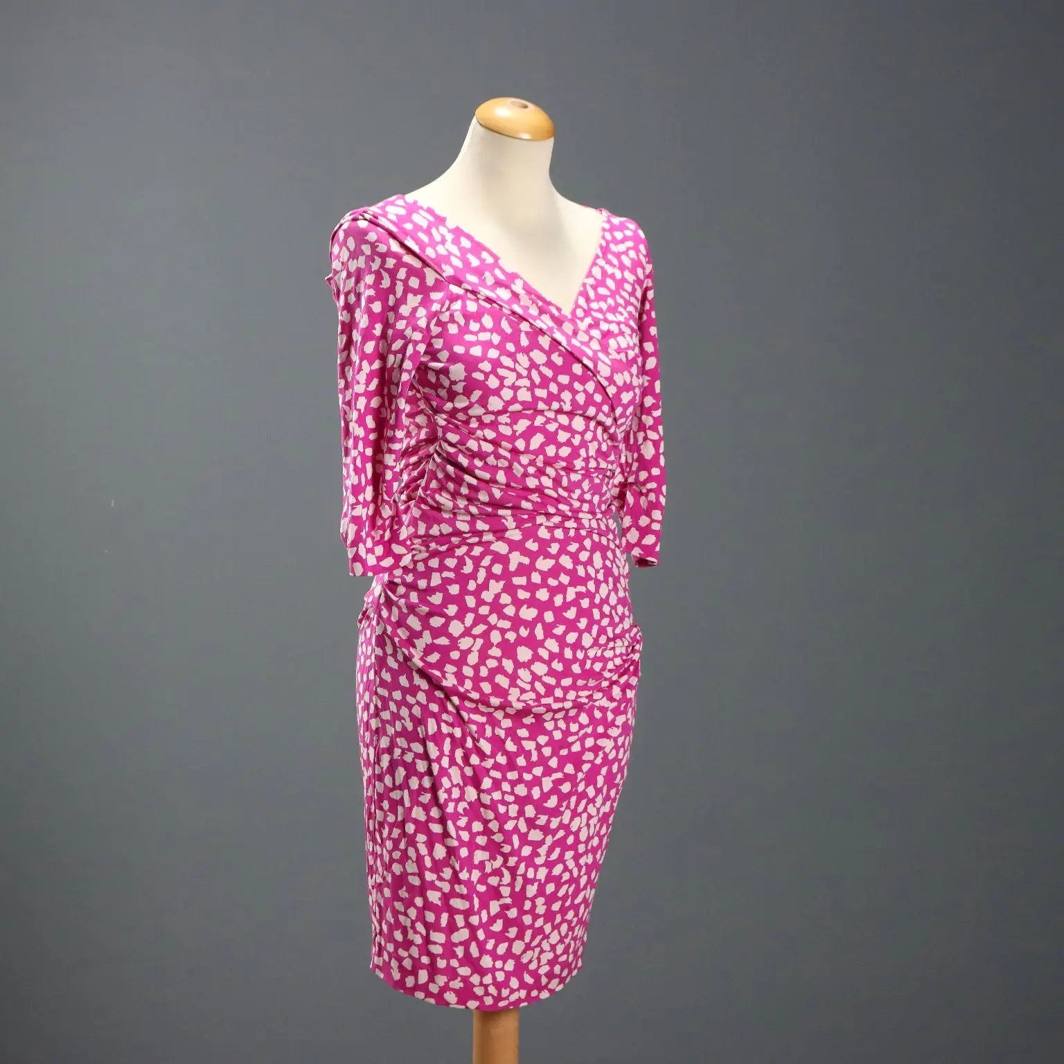 Diane Von Furstenberg Dress Jersey Silk UK Size 10 Pre-Loved