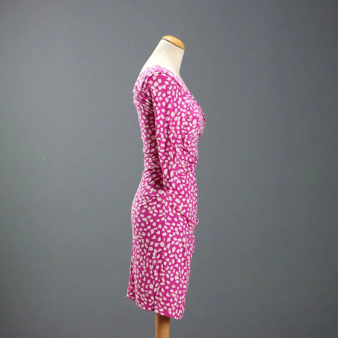 Diane Von Furstenberg Dress Jersey Silk UK Size 10 Pre-Loved